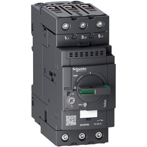TeSys GV3 Motor Circuit Breaker 3P 70-80A EverLink with reference GV3P80 from the brand SCHNEIDER ELECTRIC